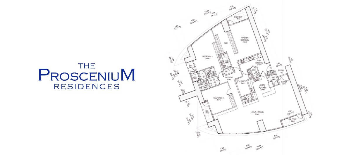 The Proscenium Residences Tower Special Combined 3BR PH 268SQM